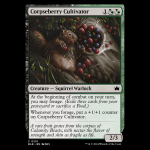 MTG Corpseberry Cultivator Bloomburrow - FOIL blb#210