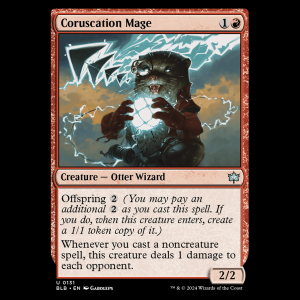 MTG Coruscation Mage Bloomburrow  blb#131