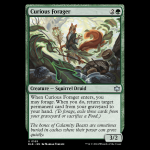 MTG Curious Forager Bloomburrow blb#169