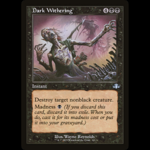 MTG Dark Withering Dominaria Remastered dmr#301