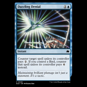 MTG Dazzling Denial Bloomburrow - FOIL blb#45