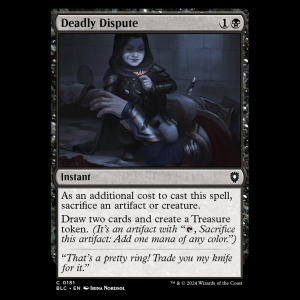 MTG Deadly Dispute Bloomburrow Commander blc#181