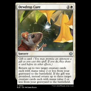 MTG Dewdrop Cure Bloomburrow blb#10