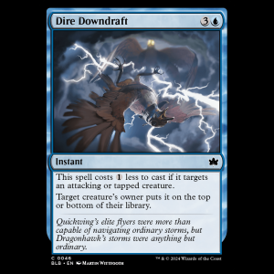 MTG Dire Downdraft Bloomburrow blb#46