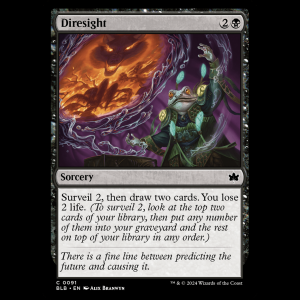 MTG Diresight Bloomburrow blb#91