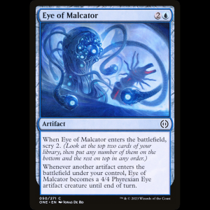 MTG Ojo de Malcator (Eye of Malcator) Phyrexia: All Will Be One one#50