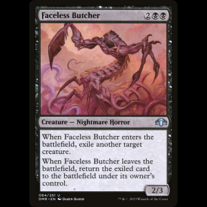 MTG Faceless Butcher Dominaria Remastered - FOIL dmr#84