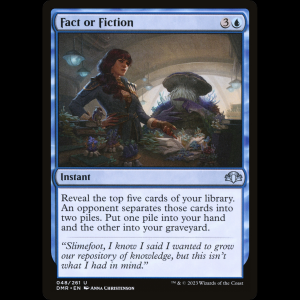 MTG Fact or Fiction Dominaria Remastered - FOIL dmr#48