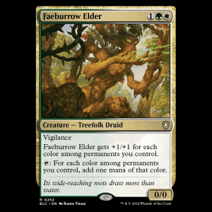 MTG Faeburrow Elder Bloomburrow Commander blc#252