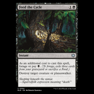 MTG Feed the Cycle Bloomburrow blb#94