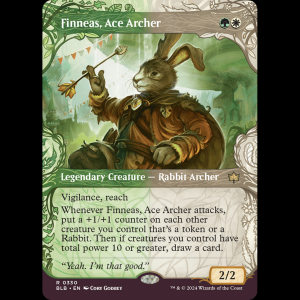 MTG Finneas, Ace Archer Bloomburrow blb#330