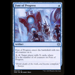 MTG Font of Progress Phyrexia: All Will Be One - FOIL one#51