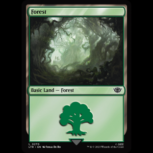 MTG Forest The Lord of the Rings: Tales of Middle-earth  ltr#270