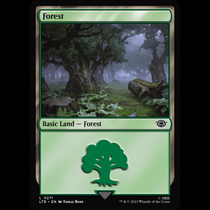 MTG Forest The Lord of the Rings: Tales of Middle-earth - FOIL ltr#271