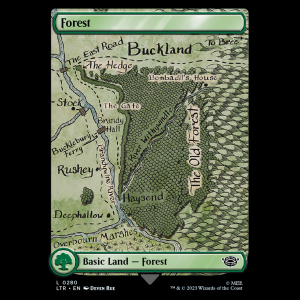 MTG Forest The Lord of the Rings: Tales of Middle-earth ltr#280