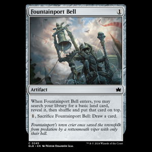 MTG Fountainport Bell Bloomburrow - FOIL blb#245