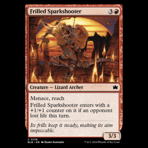 MTG Frilled Sparkshooter Bloomburrow blb#136