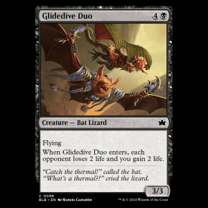 MTG Glidedive Duo Bloomburrow blb#96