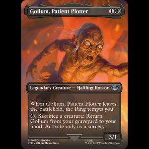 MTG Gollum, Patient Plotter The Lord of the Rings: Tales of Middle-earth - FOIL ltr#450