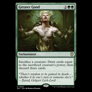 MTG Greater Good Bloomburrow Commander blc#223