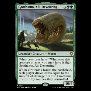 MTG Grothama, All-Devouring Bloomburrow Commander blc#224