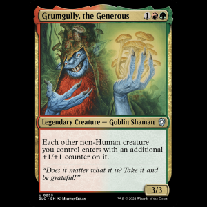 MTG Grumgully, the Generous Bloomburrow Commander blc#253