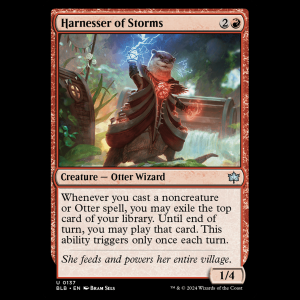 MTG Harnesser of Storms Bloomburrow blb#137