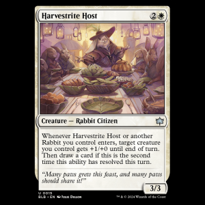 MTG Harvestrite Host Bloomburrow - FOIL blb#15