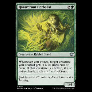 MTG Hazardroot Herbalist Bloomburrow blb#174