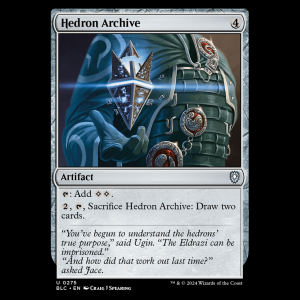 MTG Hedron Archive Bloomburrow Commander blc#275