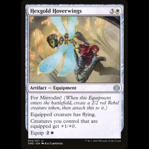 MTG Alas planeadoras de hexoro (Hexgold Hoverwings) Phyrexia: All Will Be One one#14