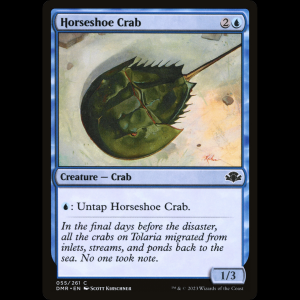 MTG Horseshoe Crab Dominaria Remastered dmr#55