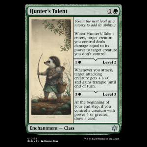 MTG Hunter's Talent Bloomburrow - FOIL blb#179