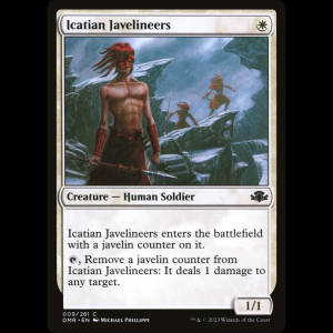 MTG Icatian Javelineers Dominaria Remastered dmr#9