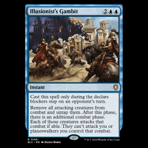 MTG Illusionist's Gambit Bloomburrow Commander blc#166