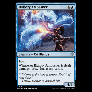 MTG Illusory Ambusher Bloomburrow Commander blc#167