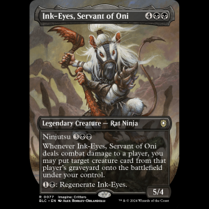 MTG Ink-Eyes, Servant of Oni Bloomburrow Commander blc#77