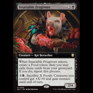 MTG Insatiable Frugivore Bloomburrow Commander blc#53