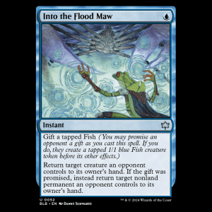 MTG Into the Flood Maw Bloomburrow blb#52