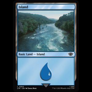 MTG Island The Lord of the Rings: Tales of Middle-earth - FOIL ltr#264