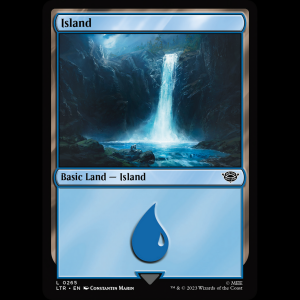 MTG Island The Lord of the Rings: Tales of Middle-earth  ltr#265