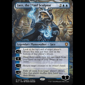 MTG Jace, the Mind Sculptor Bloomburrow Commander blc#75