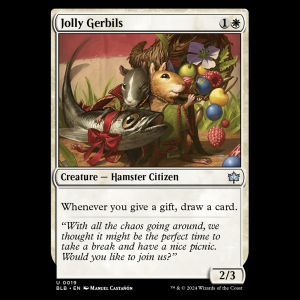 MTG Jolly Gerbils Bloomburrow blb#19