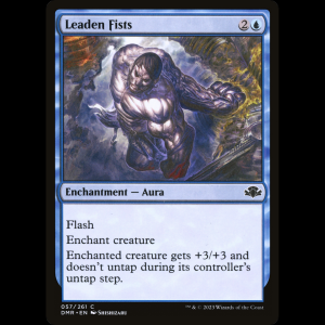 MTG Leaden Fists Dominaria Remastered dmr#57