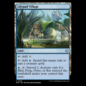 MTG Lilypad Village Bloomburrow blb#255