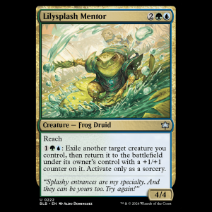 MTG Lilysplash Mentor Bloomburrow blb#222