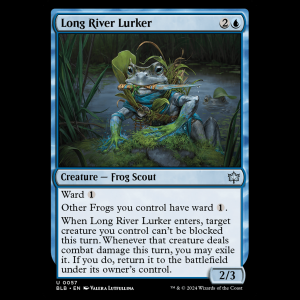 MTG Long River Lurker Bloomburrow - FOIL blb#57