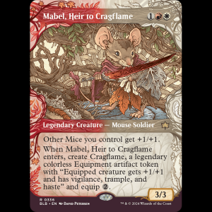 MTG Mabel, Heir to Cragflame Bloomburrow blb#336