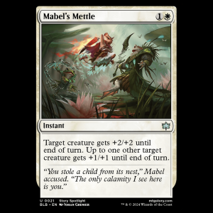 MTG Mabel's Mettle Bloomburrow blb#21