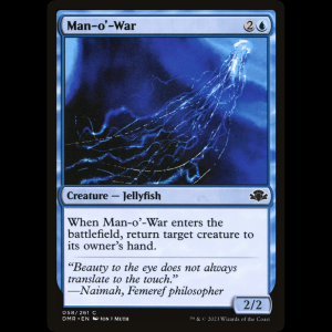 MTG Man-o'-War Dominaria Remastered dmr#58